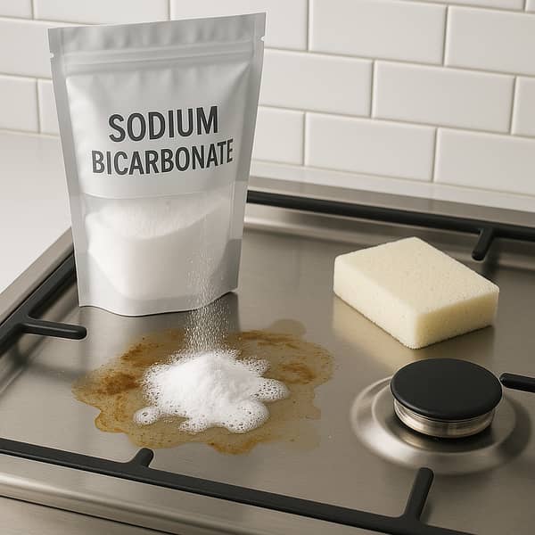 Sodium Bicarbonate 200G | Baking Soda | Sodium Hydrogen Carbonate | Baking Powder Alternative | For Baking, Drinks, Cleaning, Toothpaste, and Home Remedies