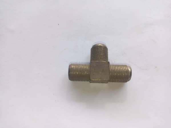 Twist-on Coax Coaxial Cable RF Connector Male for CCTV Camera  RG6 F-Type & 2-Way F-Type