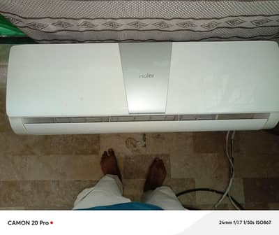 Haier 1.5 ton split ac all ok