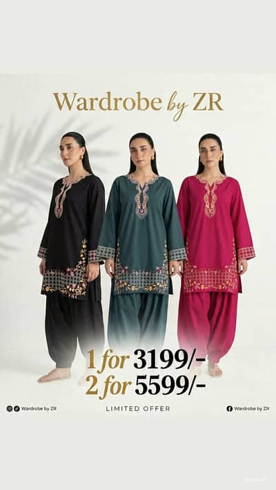 2 pc Embroidery Suit