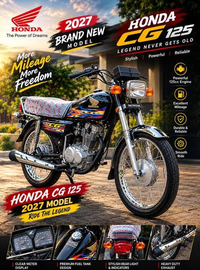Honda cg 125 (2027 model)