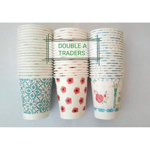 Pack of 50 Disposable paper glass/Cup , (200 ml/7oz)