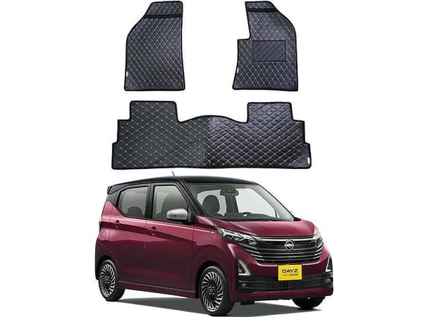 Nissan Dayz Highway Star 7D Floor Mat ( Flat Style ) 2PCS - Model 2020-2026