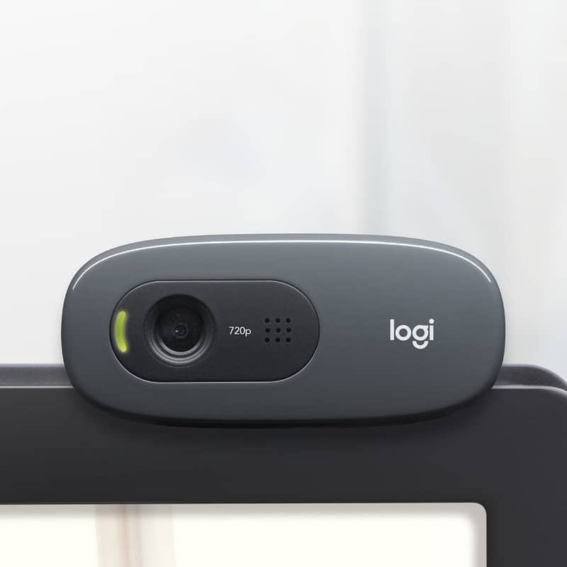 Logitech C310 USB Webcam | Logitech C270 720p Webcam with Mic | COD 1