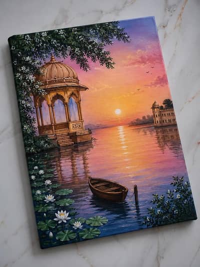Handmade landscape paintings