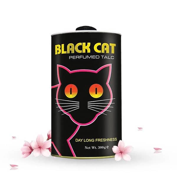 Black Cat Classic (300g) Talcum Powder