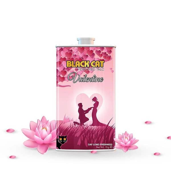 Black Cat Valentine (70g) Talcum Powder