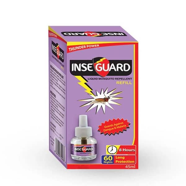 Inseguard Liquid Mosquito Repellent Refill (Odourless) 45 ML