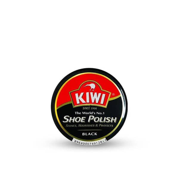 Kiwi Black Shoe Polish (20ml)