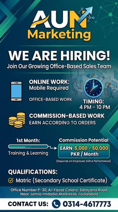 AUN Marketing Mobile based Part-time job