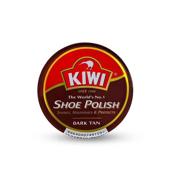 Kiwi Dark Tan Shoe Polish - 45ml