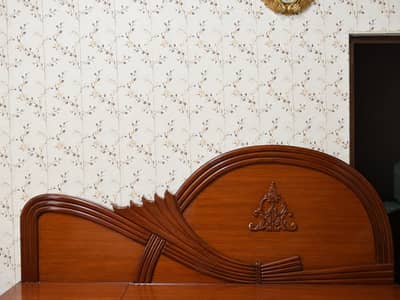 Beautiful Wooden Bed Headboard – Good Condition