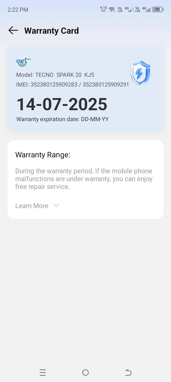 Tecno Spark 20 4