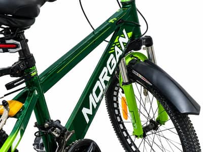 Morgan green colour model Morgan speed mountain bicycle