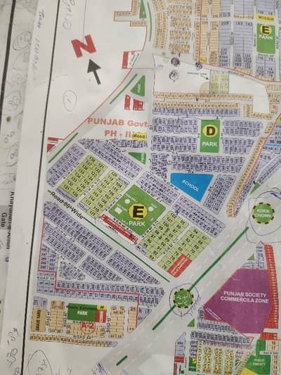 10 Marla Plot For Sale Block D Punjab Government Employee Housing Society phase 2 Near College Road Mizile Chowk and Wapda Town
