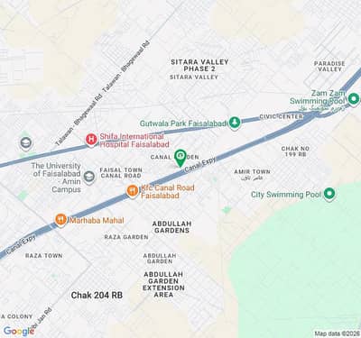 14 Marla Plot Available For In Vvip Location Canal Garden West Canal Road Fsd.