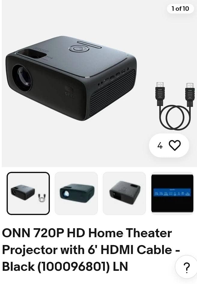 projecter 720p HD 0