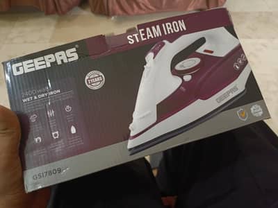 geepas steam iron