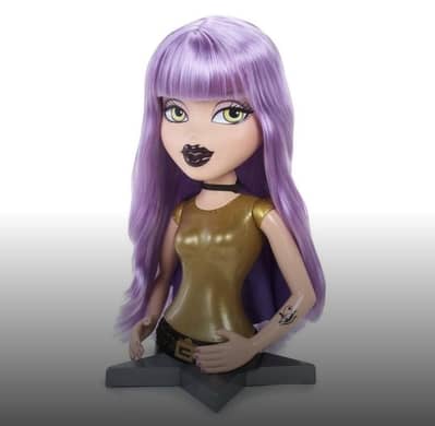 Selling New big Bratz doll yasmine witchy makeover styling head