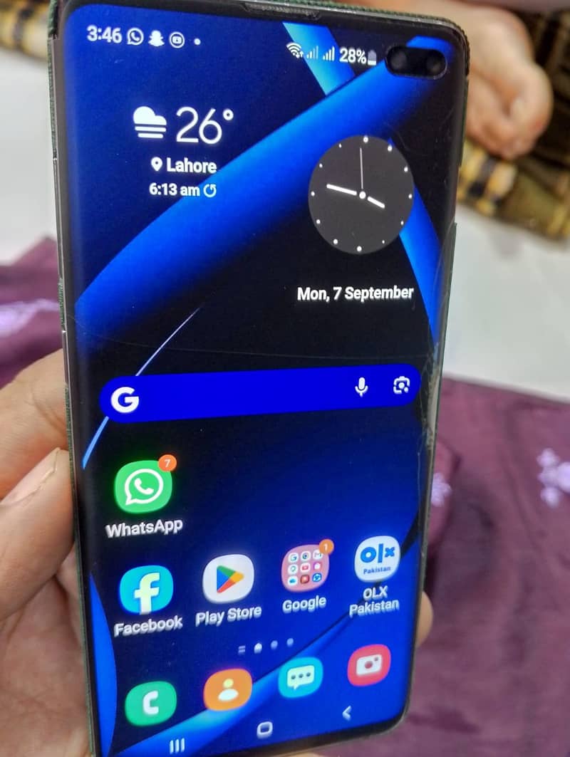 s10 plus dule sim 4