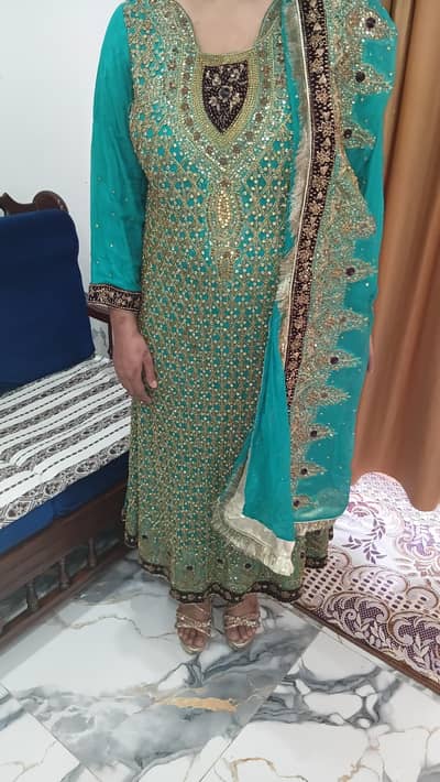 walima maxi green colour 10 /10 condition