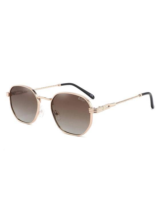 LC1008C01 - Gr. Brown Lens - Gold Frame - Sunglasses