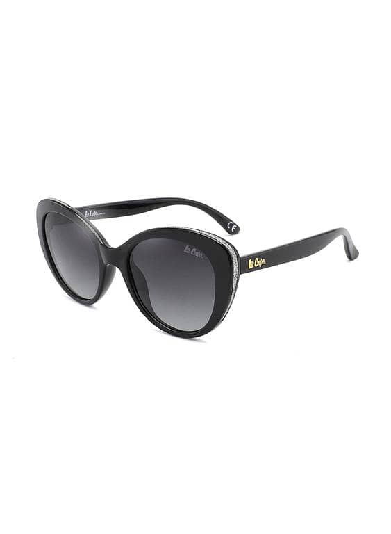 LC1007C01 - Gr. Grey Lens - Black Plastic Frame - Sunglasses