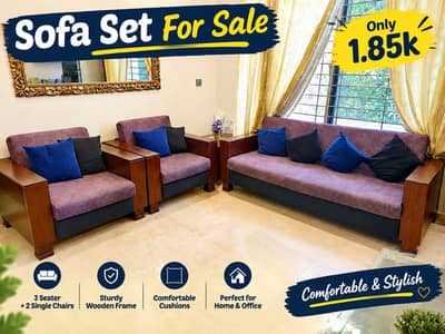 Sofa set / 5 Seater Sofa Set – Used / Sofa set for Living Room