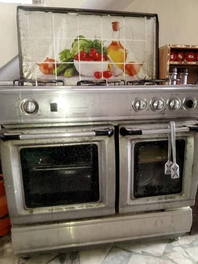 3 burners cooking range