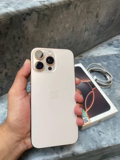 Apple iPhone 16 Pro Max 256 GB PTA Approved with box cable