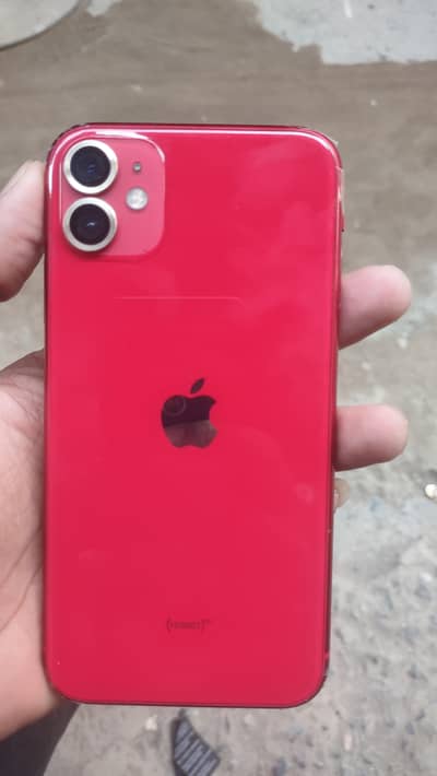 Apple iPhone 11 Factory unlocked face id on red color 10/10 condition