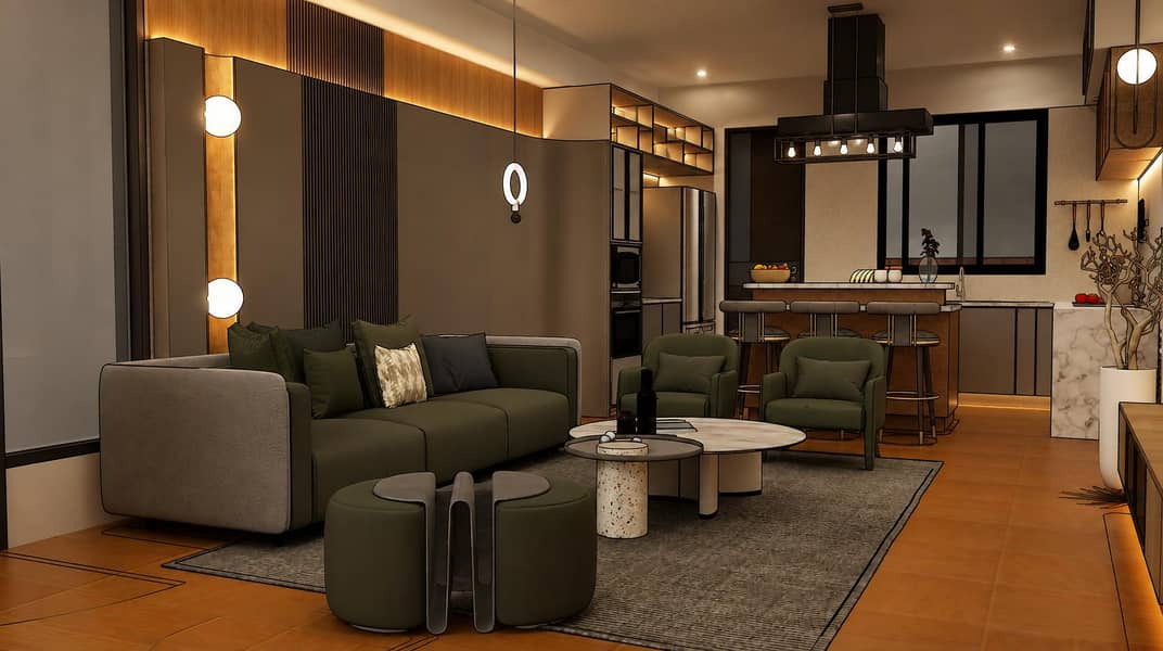Architect Planning/3d modelling/3d views/Interior Design/ 2d design 9