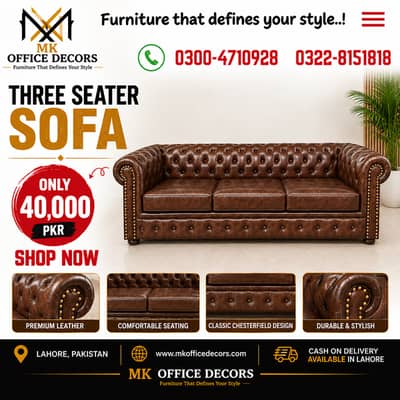 Three seater Sofa | Sofa for sale | Sofa for sale | Sofa in Lahore