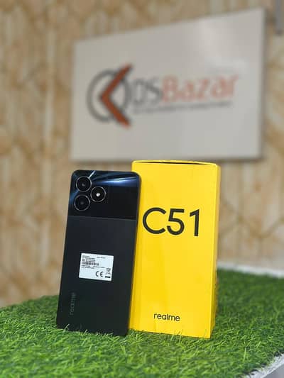 Realme C51 4gb Ram 128gb Storage With Box & Charger
