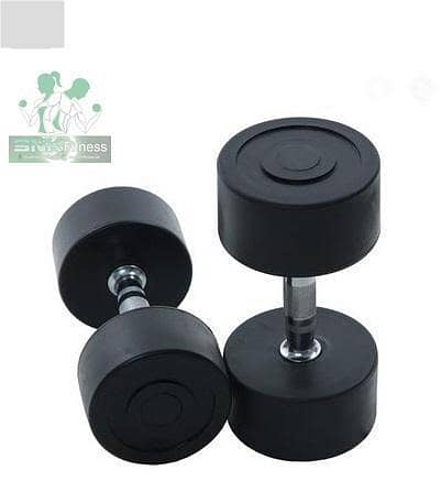 Pair Of Dumbells Rubber - 3KG