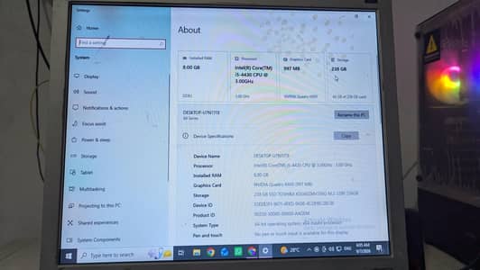 Core i5 4th Gen PC | 8GB RAM | 256GB SSD | Laptop Exchange