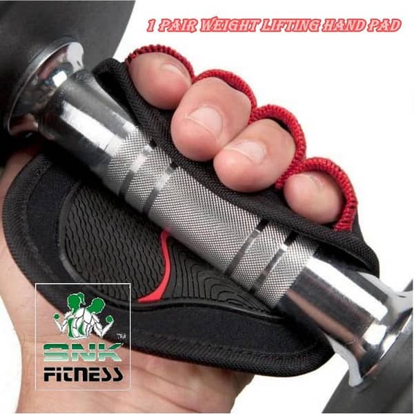 New High Quality Grip Power Pads l Gloves for Weight Lifting,& Pull-Ups Weight Lifting Gloves Hand Protective Pads Multicolour