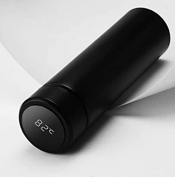 Imported Best Quality Smart Stainless Steel Thermos Water Bottle with Digital LED Temperature Display - 500 ML