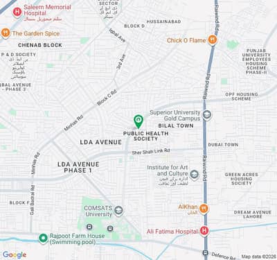 1 KANAL PLOT AVAILABLE FOR SAL IN PUBLIC HEALTH SOCIETY IN A VERY HOT LOCATION OF LAHORE