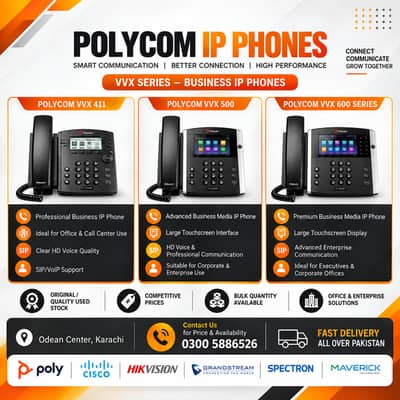 Polycom IP Phones VVX 411, VVX 500 & VVX 600 | Business IP Phones