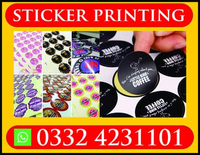STICKER PRINTING  LAHORE PAKISTAN