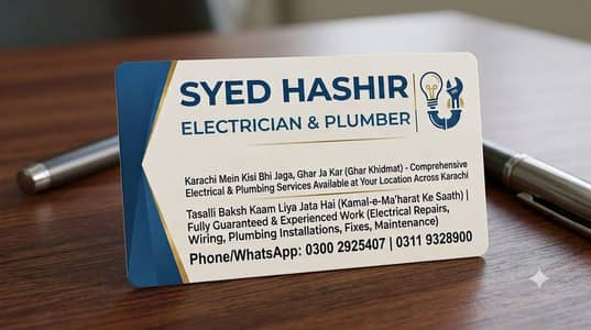 elactrician plamber expert and wood work