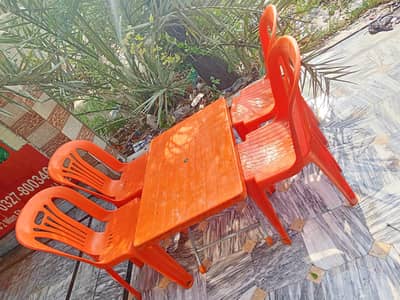 tables and chairs