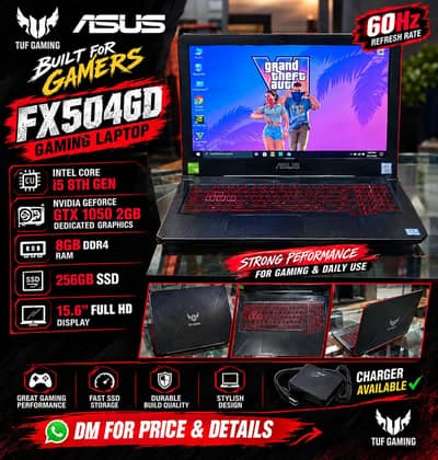 ASUS TUF FX504GD Gaming Laptop | i5 8th | GTX 1050 2GB
