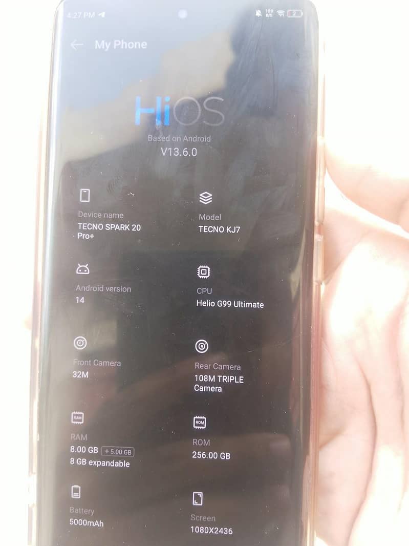 Tecno Spark 20 pro plus 5