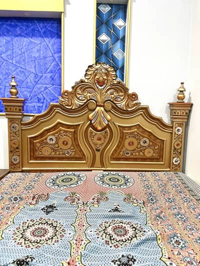 Solid Condition Bedroom Furniture Set (Without Mattress)- Urgent Sale
