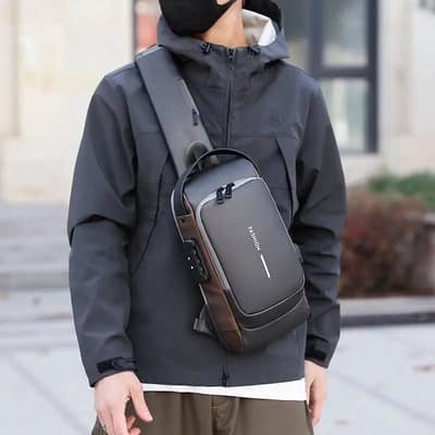 Anti-Theft Sling Bag  | Password Lock