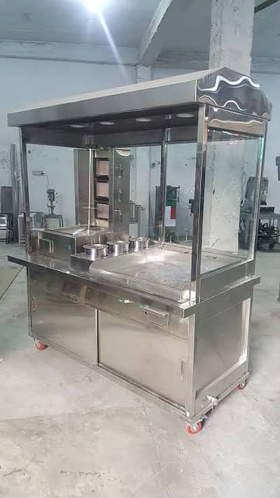 shawarma counter , burger counter , bbq counter , grill counter