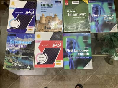 IGCSE O levels books bundle.