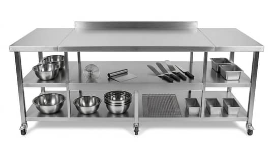 dahi bhala counter fast food counter Salad Bar counter /salad counter